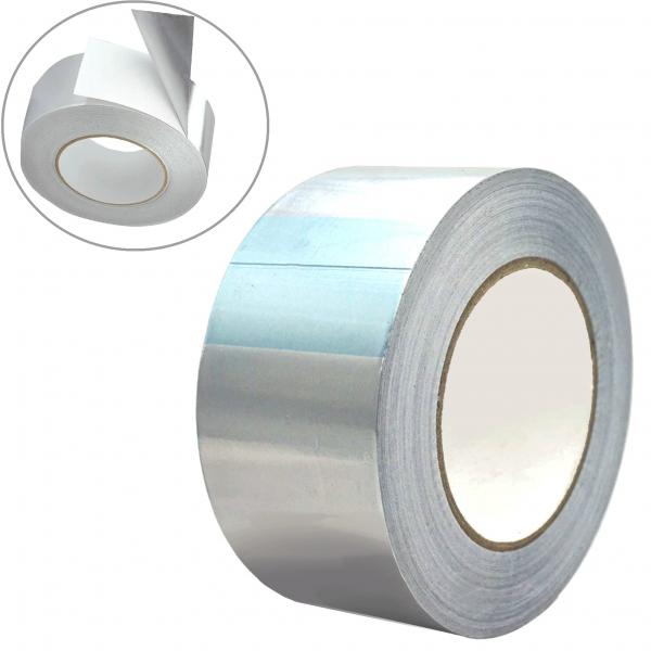 Aluminiumklebeband High Quality 90µm Isolierung 50m lang mit weißem Liner bis 120°C